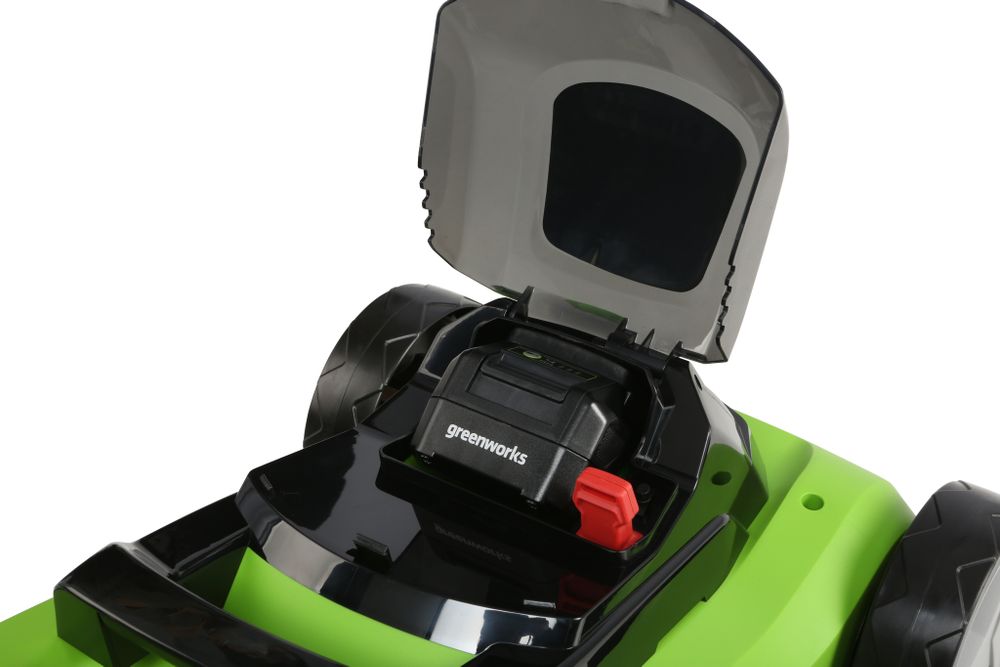 Аккумуляторная газонокосилка Greenworks G24LM32K2, 2509607, 24v, 32 см, в комплекте с АКБ 2 А·ч и ЗУ