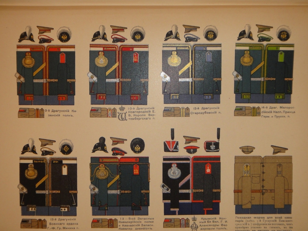 "Кавалерия ( кроме гвардейских и казачьих частей ). Справочная книжка Императорской Главной квартиры". Под редакцией В.К.Шенка. 1914г.