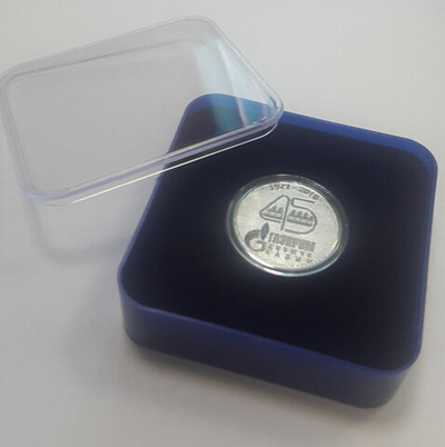 Футляр пластиковый с прозрачной крышкой, 80х80х22 мм