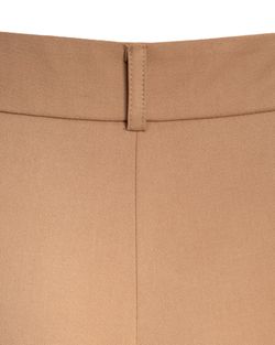 Брюки прямого кроя бежевые