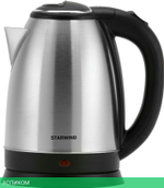 Электрочайник StarWind SKS1051 серебристый матовый/черный