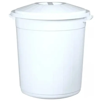 Бак 50л с крышкой (Белый)