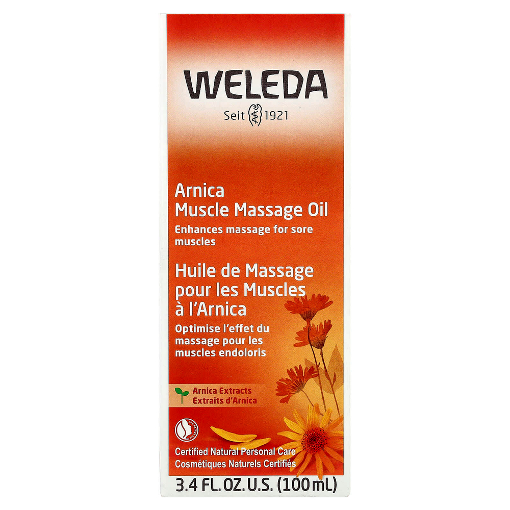 Weleda, Массажное масло для мышц, экстракт арники, 3,4 жидкой унции (100 мл)