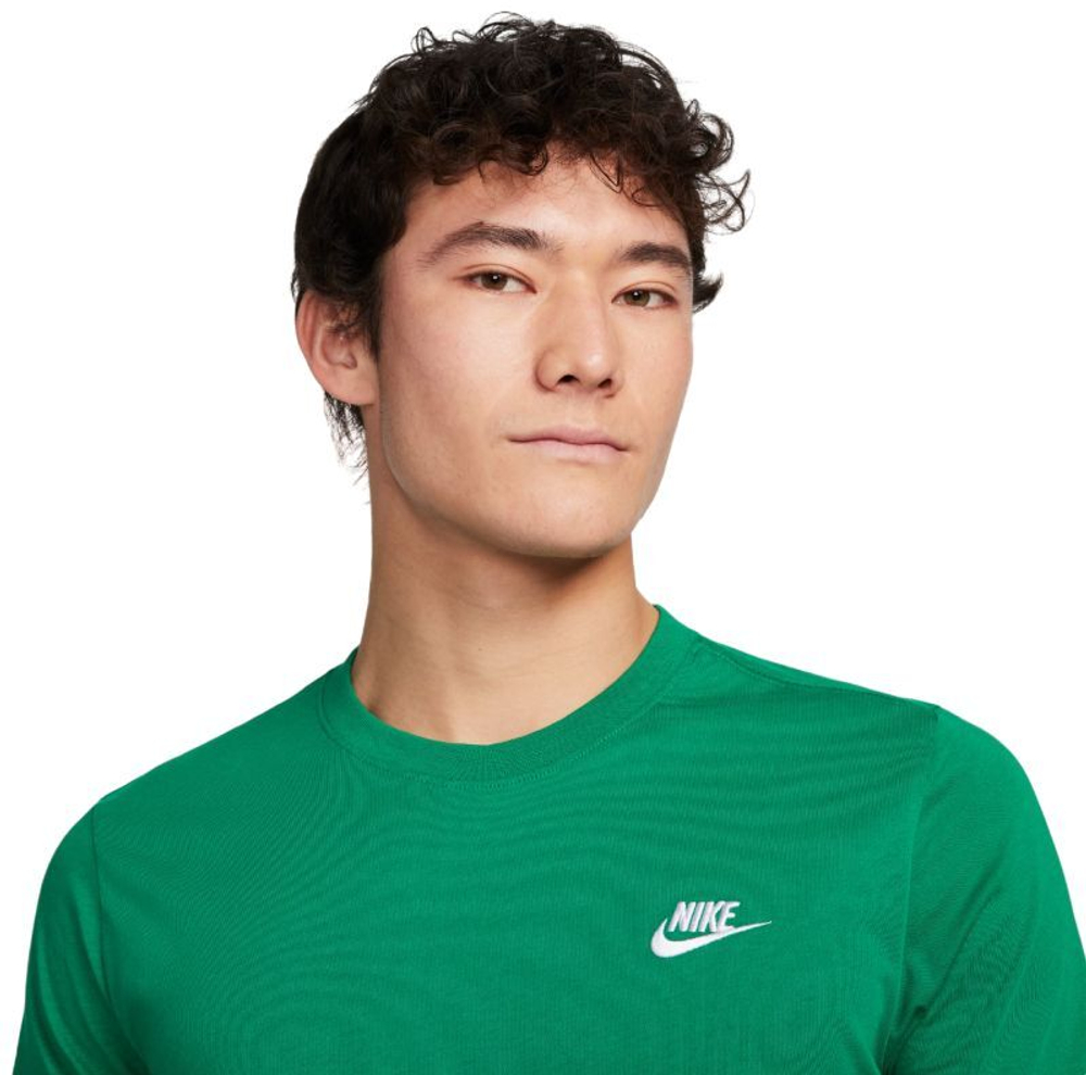 Мужская теннисная футболка Nike Sportswear Club T-Shirt - malachite