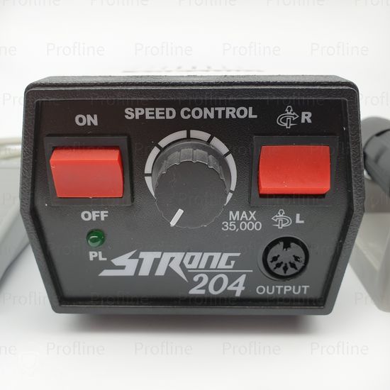 Машинка для аппаратного маникюра, педикюра и коррекции ногтей Strong 204 (чёрный)