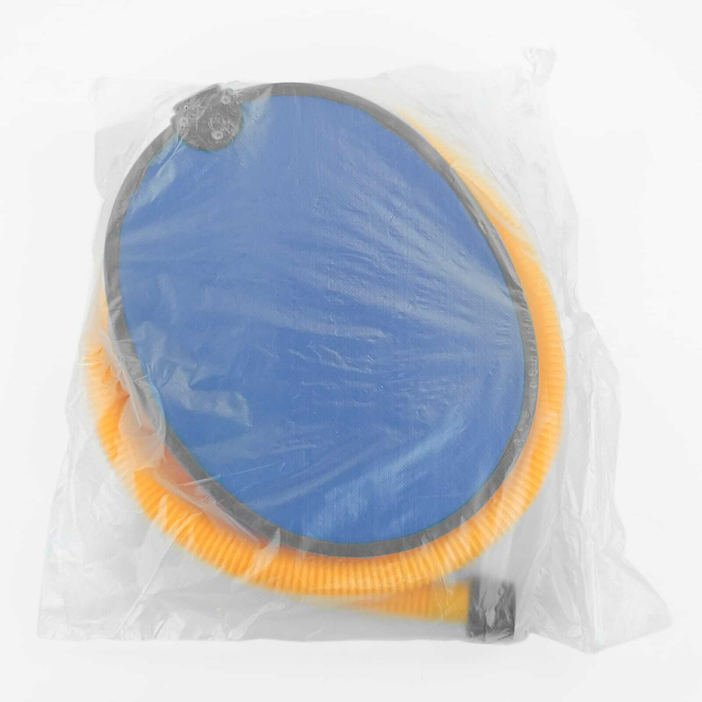 Насос ножной ПВХ Премьер 7л (дерево), желтый шланг