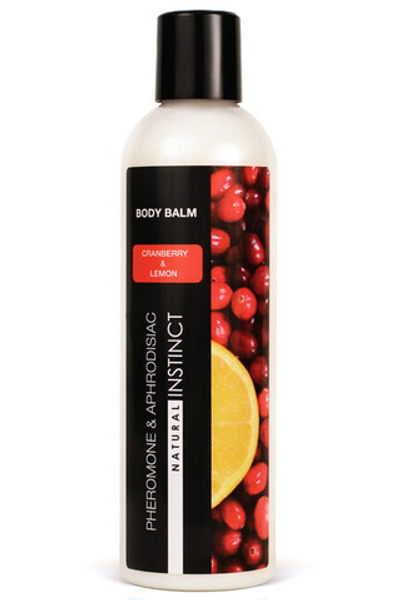 Бальзам для тела с феромонами и афродизиаками Natural Instinct с ароматом клюквы и лимона 250 мл