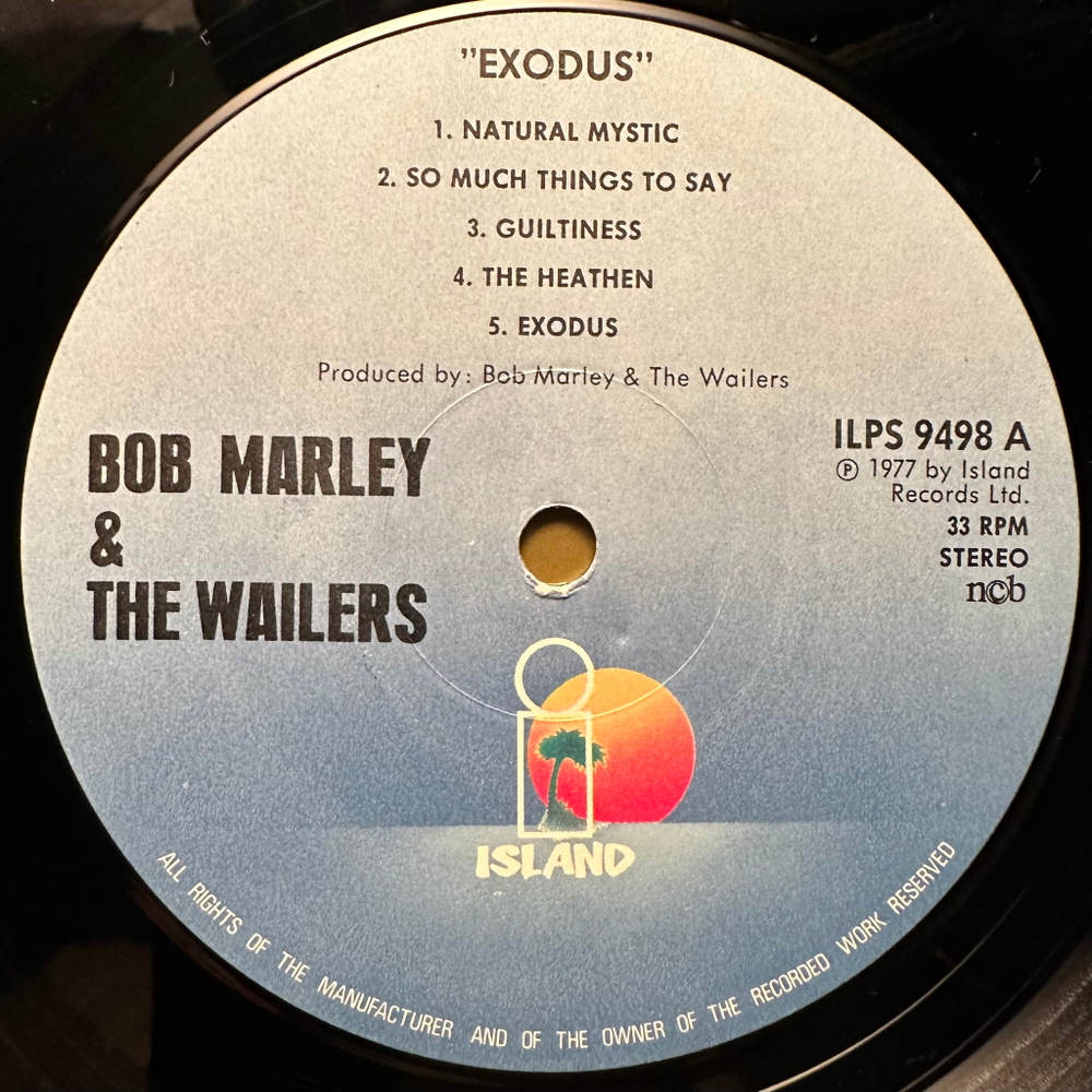 Bob Marley & The Wailers ‎– Exodus (Скандинавия 1977г.)