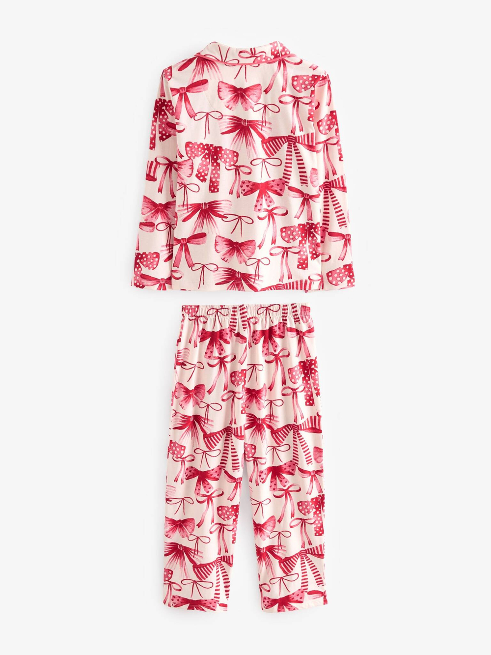 Пижама для девочки Next B76-249, Молочный, Красный