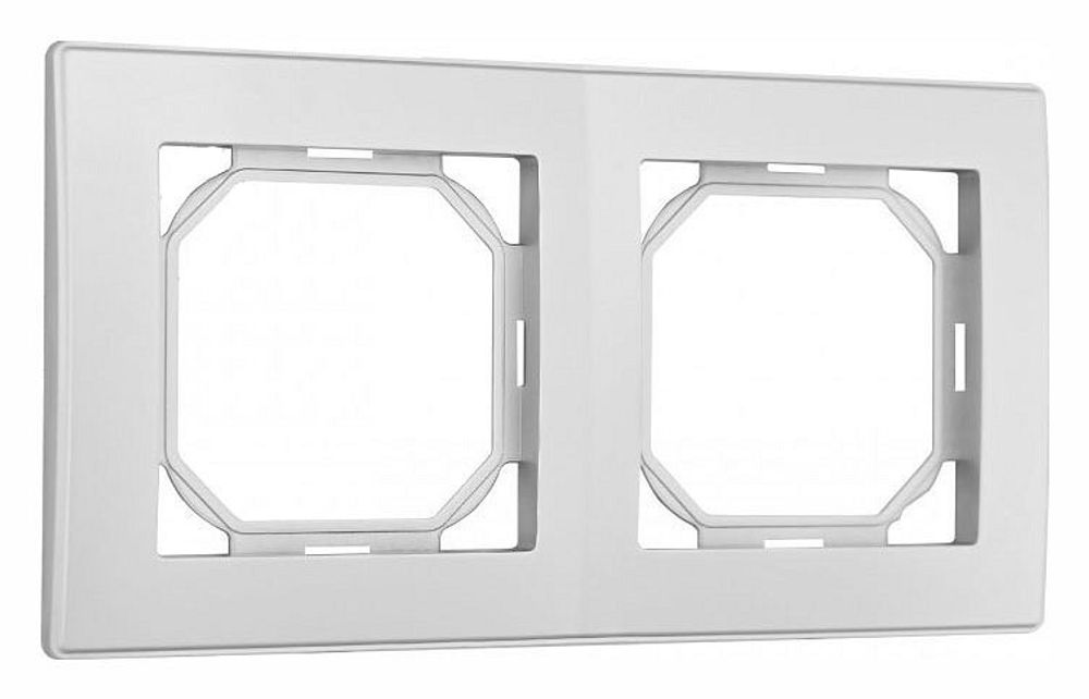 Рамка на 2 поста Arte Milano am-503.06 503.06-2.silver