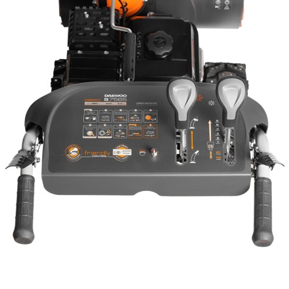 Снегоуборщик бензиновый 6 скоростей вперед/2 назад с электрозапуском DAEWOO S 7565