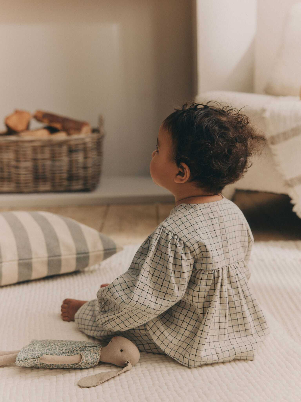 Блузка и брюки в комплекте для малышей Next E12-175, Белый