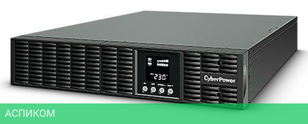 Источник бесперебойного питания Cyberpower 2000VA/1800W черный (OLS2000ERT2U)
