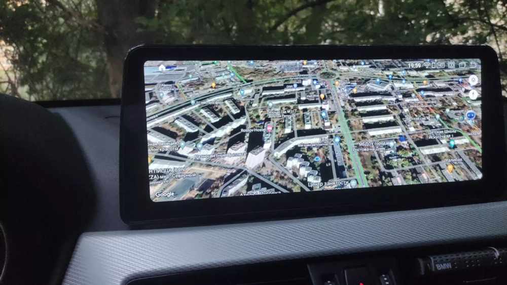 Магнитола для BMW X1 (F48) 2015-2017 NBT - Kuberg MKD монитор 12.3" в стиле BMW на Android 11, CarPlay, 4G SIM-слот