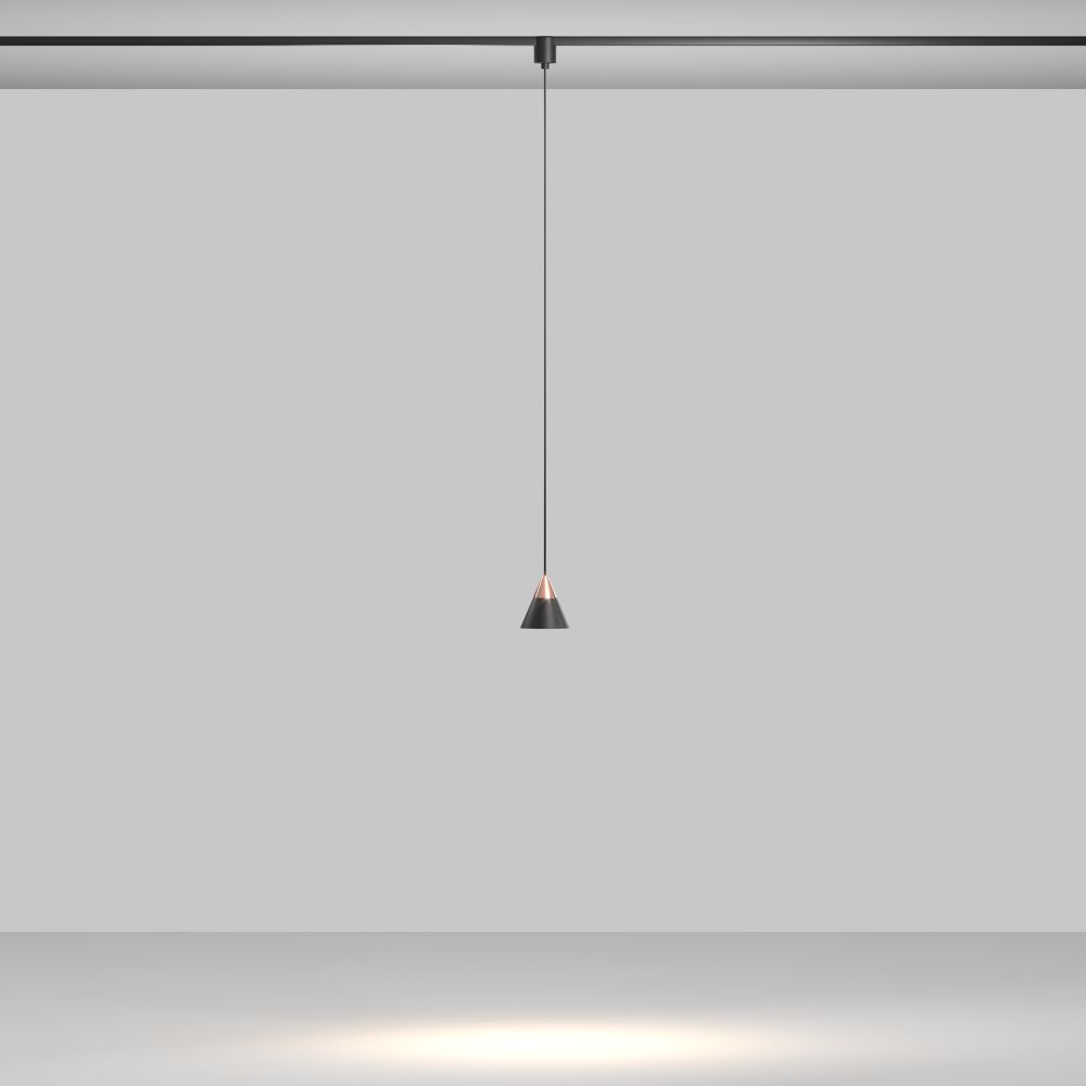 Трековый подвесной светильник Technical TR166-1-7W3K-M-B