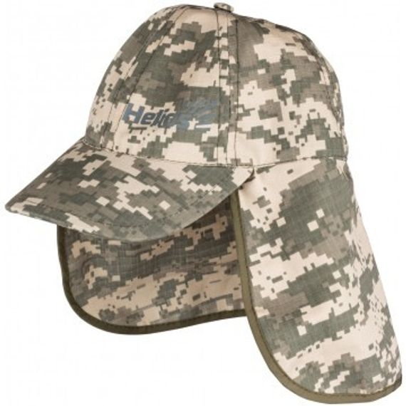 Бейсболка Helios Legion (6-кл) хб цв. серый пиксель р.XL