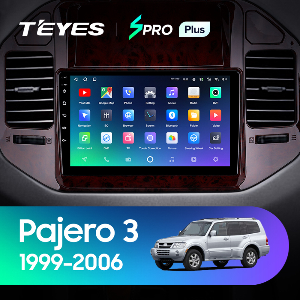 Teyes SPRO Plus 9" для Mitsubishi Pajero III 1999-2006
