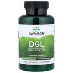 Swanson, DGL, высокая эффективность, 700 мг, 90 капсул
