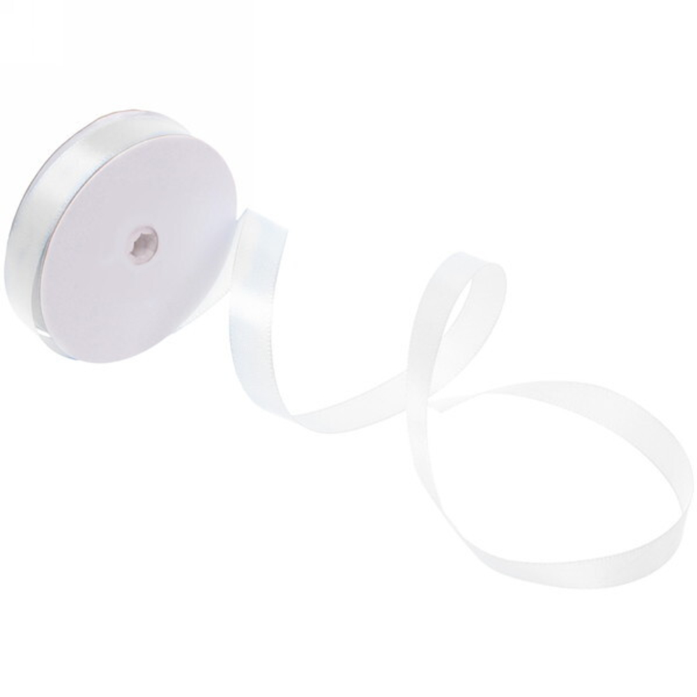 Лента для декорирования «Подарок» 1,2 см, 4,5 м, Белый