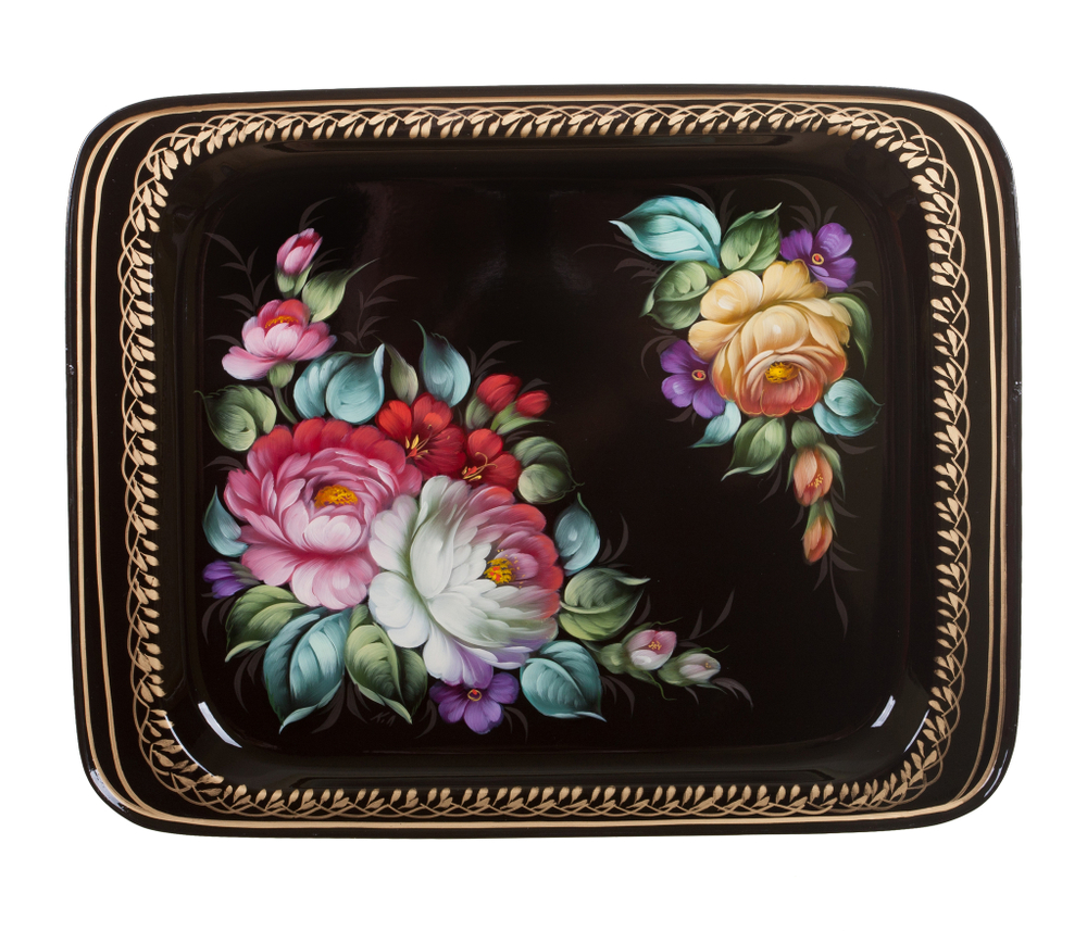 Zhostovo metal tray A13D26092487