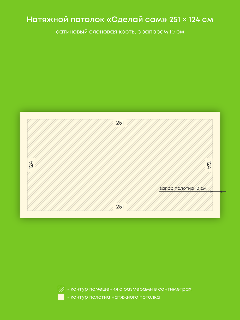 Натяжные потолки: 3.1 м2, 3.7 м2