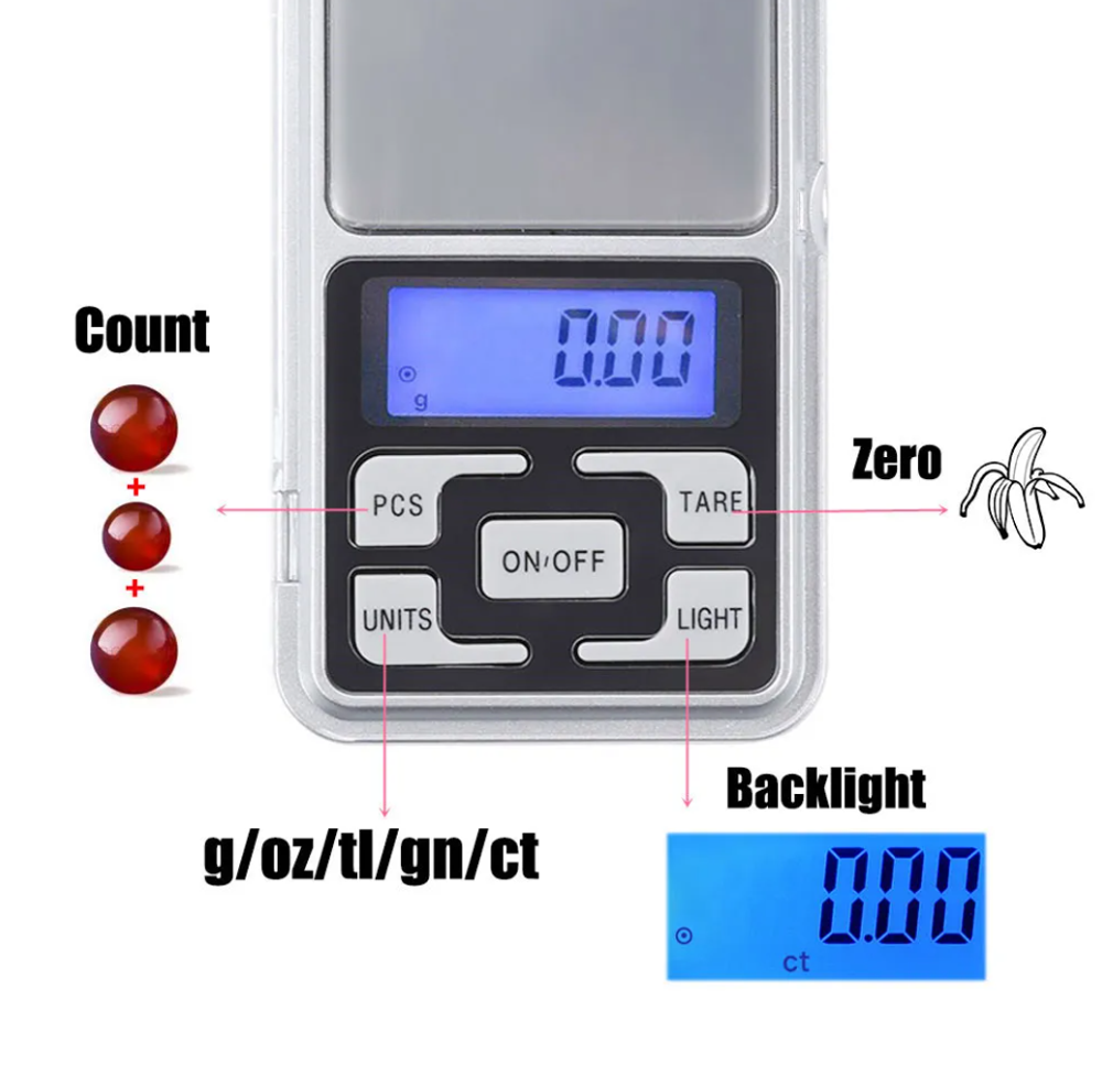 Весы ювелирные Pocket scale P058 (от 0.01гр до 200гр)