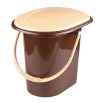 Ведро-туалет 17л. (коричневый)