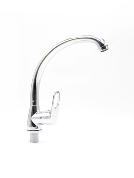 Смеситель для кухни высокий, однорычажный HANSEN Н59004, цвет хром