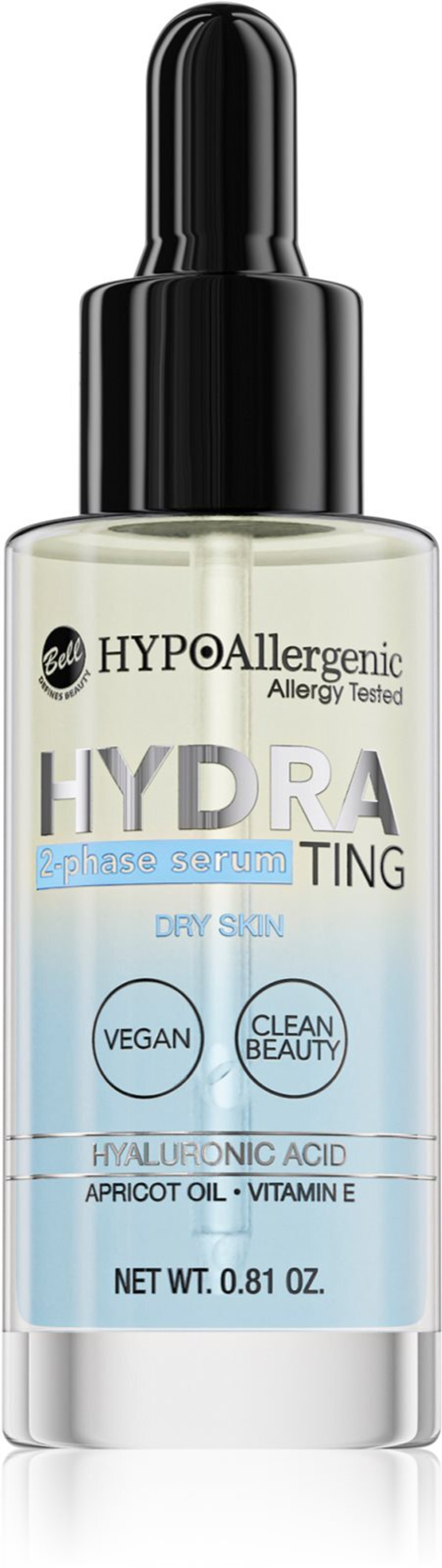Bell Hypoallergenic - двухфазная сыворотка с гиалуроновой кислотой /   24  ml  / GTIN 5902082551133