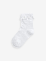 Носки хлопковые с рюшами для девочки Next 679-162, 5 шт., Белый