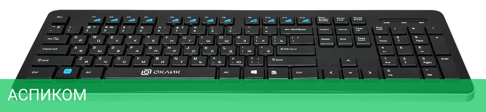 Клавиатура Oklick 870S черный