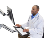 Кронштейн настенный Ergotron LX Sit-Stand