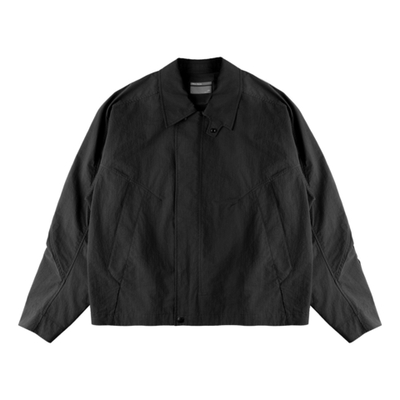 Куртка Nothomme Blue Spring Slightly Wrinkled Cotton-Nylon Blend Cargo Turn-Down Collar Jacket