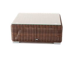 "Лунго" журнальный столик плетеный, цвет коричневый