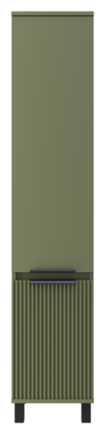 Шкаф - пенал Brevita Enfida 35 универсальный правый (зеленый)