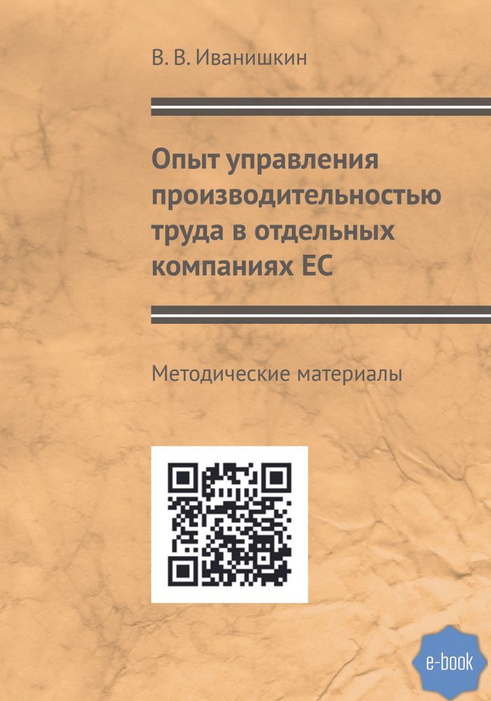 Опыт управления производительностью труда в отдельных компаниях ЕС