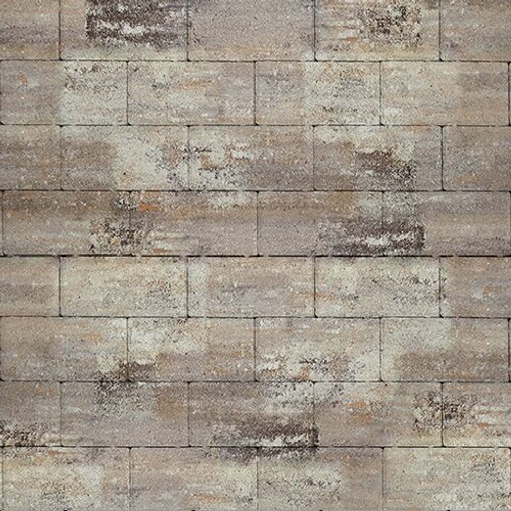 Тротуарная плитка Прямоугольник, 60 мм, ColorMix Берилл, гладкая