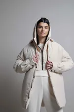 Капюшон-манишка Alexandra Talalay AH001 ванильный