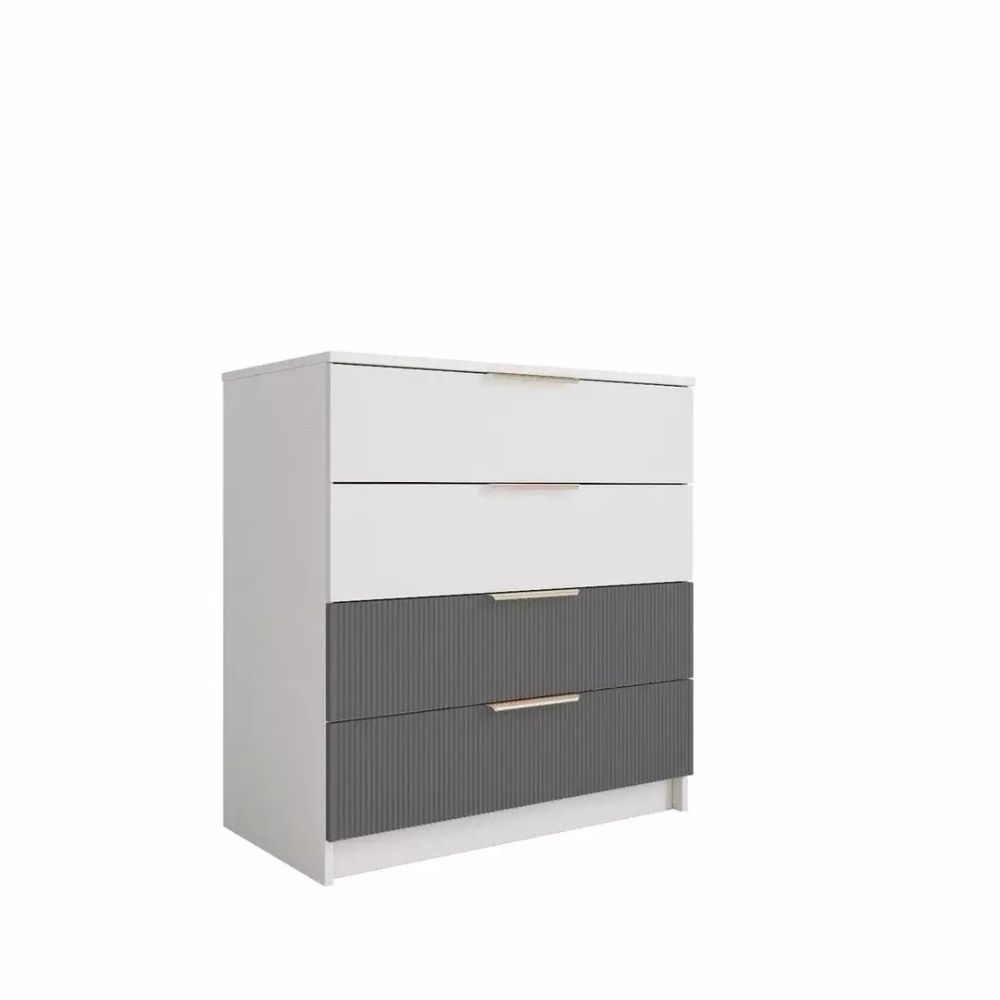 Комод «Лавис» КМД 800.1 (белый/белый софт), ЛДСП/МДФ, ДСВ Мебель