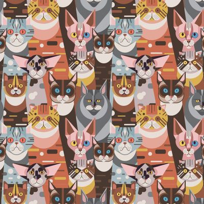 Прекрасное множество котиков