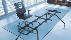 Стол руководителя со стеклянной столешницей (XEON)