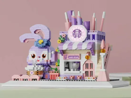 Конструктор 3D "Органайзер : Зайка Стелла Лу", 1296 дет.