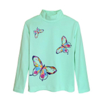 Водолазка для девочек р.104 мятный 7765210 (Lets'go)