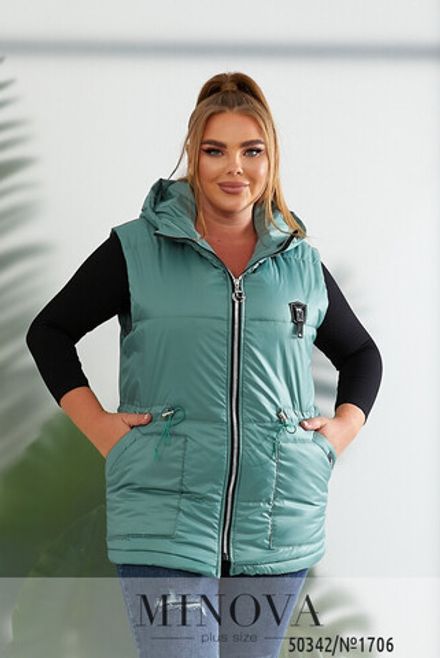 Жилет 1706-оливка Minova Фото 2