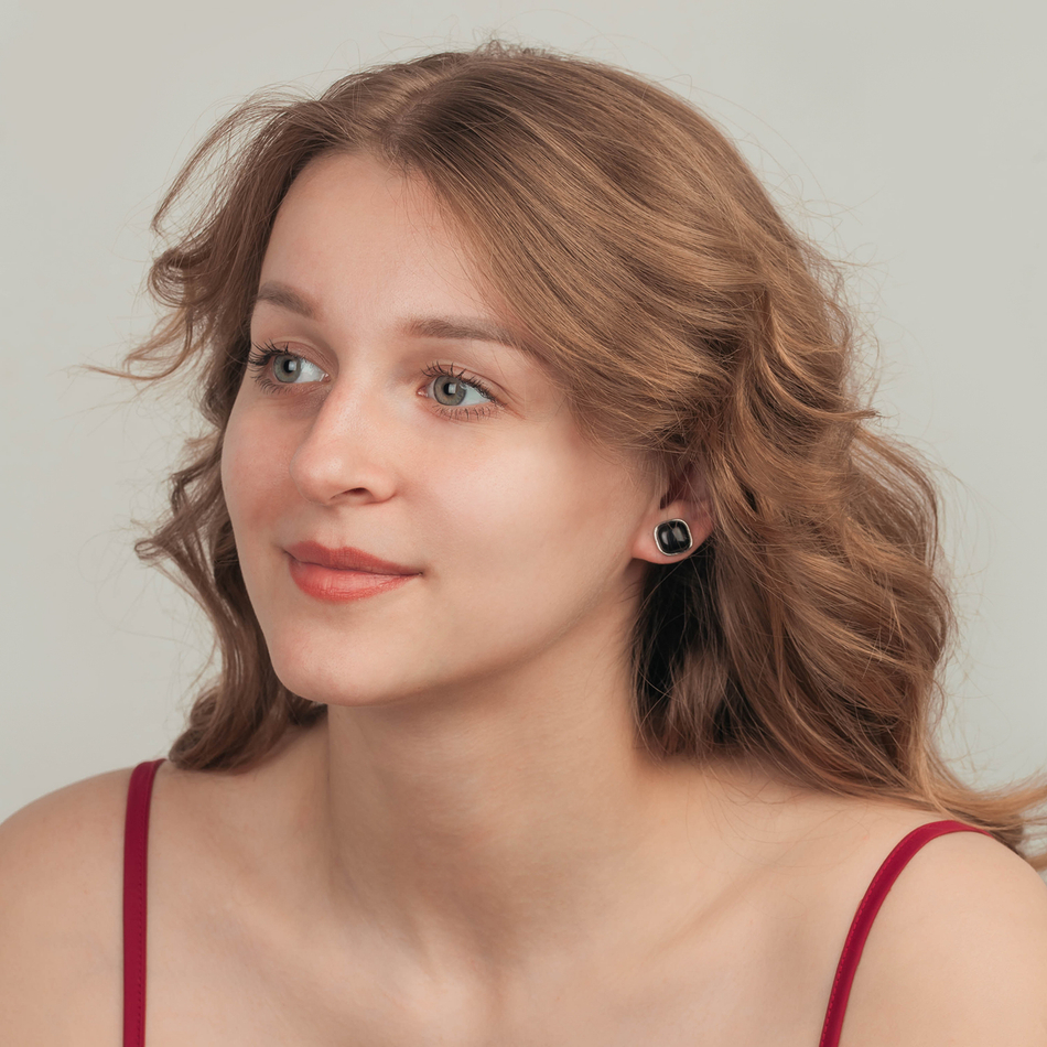 Серьги Possebon Agata Preto A0265.4 S