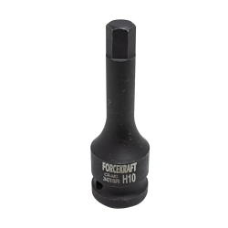 Головка-бита 6-гранная ударная 10мм,1/2'' FORCEKRAFT FK-24407810MPB