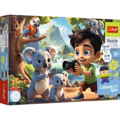 Pazl \ Puzzle \ Пазлы  Puzzles - "70" - Connect Luck / Trefl