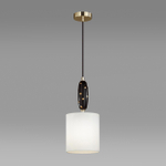 5424/1 MODERN ODL_EX24 43 золотой/черный/белый/металл/керамика/ткань Подвес E14 1*40W POLLEN