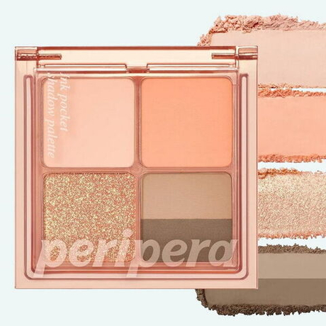 Компактная палетка теней для век Peripera Ink Pocket Shadow Palette #01 Fancy Spring Sunshine, 6.4г