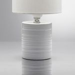 8144/1T MODERNI LN25 000 белый, керамика/текстиль Настольная лампа Е27 1*60W 220V TUALA